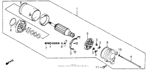 VF1100C Стартер