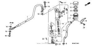 XR650L Задний тормозной цилиндр
