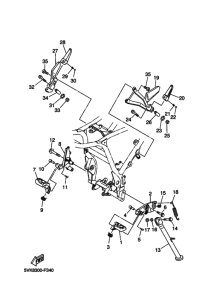  Support & repose pied
