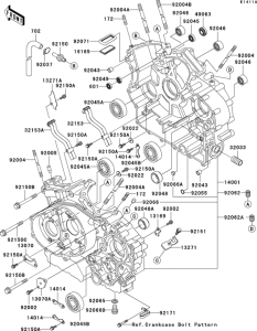 VN1500 Crankcase(1 / 2)(vn1500-l3 / l4)