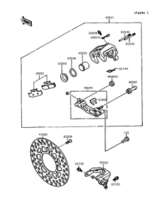 Задний тормоз