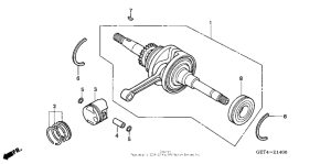 CHF50A Коленвал