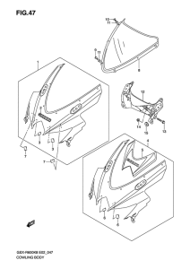 GSX-R600 Cowling body