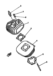 YZ50H Цилиндры