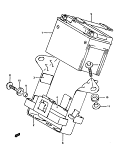 RG125 Аккумулятор