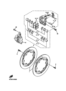 XJR1300 ﾌﾛﾝﾄﾌﾞﾚｰｷｷﾔﾘﾊﾟ