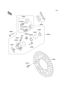 EN500 Передний суппорт