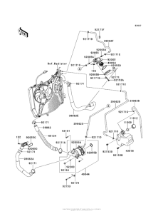 ZG1400 Патрубки охлаждения