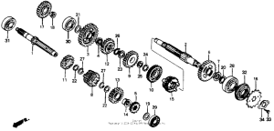 XR200R Transmission 84-85