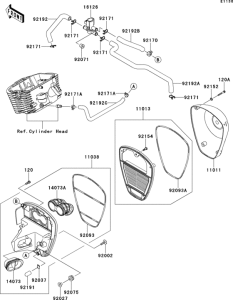 VN900 Воздушный фильтр
