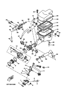 YZF-R125 Впускная система