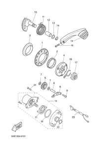 YQ50L Стартер