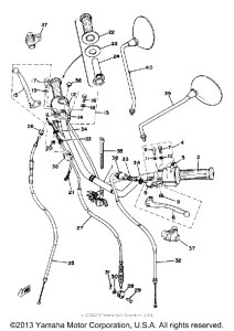 XS400-2E - 1978 Handle - wire