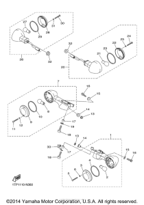 XVS950C Поворотники