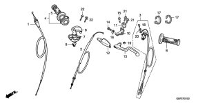 CR85R Switch / cable