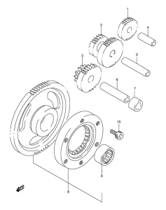 DR350 Муфта стартера