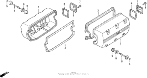 GL1500SE Крышка головки цилиндров