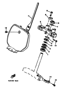 YZ125F Управление