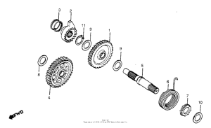 CR480 Кик стартер