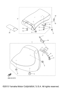 XVS11W Сиденье