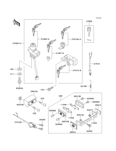 ZX500 Ignition switch(1 / 2)