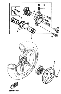 YQ50 Задний суппорт