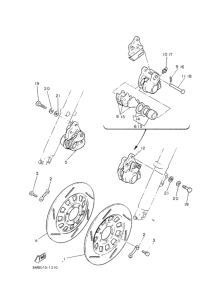 XJ400 ﾌﾛﾝﾄﾌﾞﾚ-ｷｷﾔﾘﾊﾟ