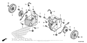 GL1800 Вентилятор охлаждения