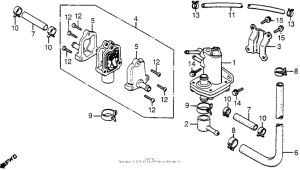 CX500 Air valve + reed valve