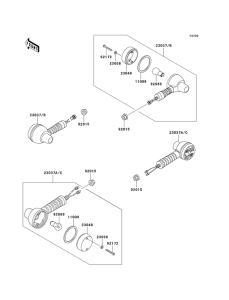 KL250 Поворотники