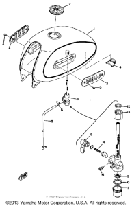 JT2MX Топливный бак