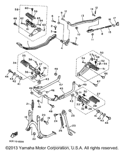 XV1100SJC Подножки