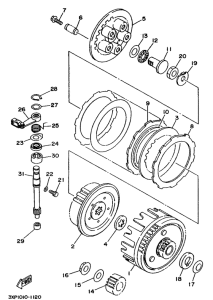 WR200R Сцепление