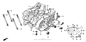 NS50 Картер двигателя