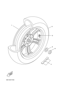 VP250 Переднее колесо
