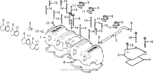 CB750 Крышка головки цилиндров