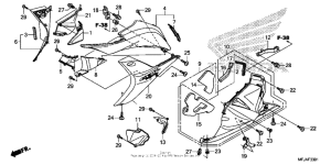 CBR600RR (ABS) Lower cowl (l.)