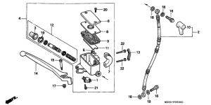 GL1500SE Fr. brake master cylinder