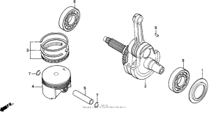 XR650L Коленвал