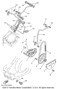 XV1100LC Масляный насос