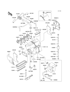ZX1100 Air cleaner(1 / 2)