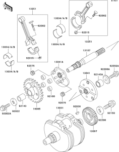 VN800 Коленвал