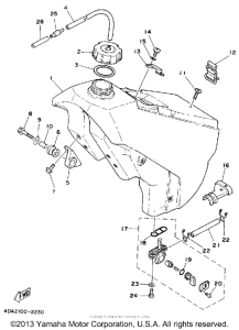  Топливный бак