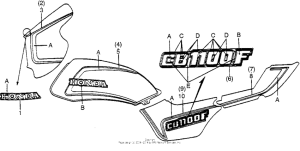CB1000 Stripes + decals