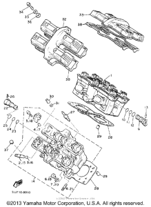 XVZ13DA Головка цилиндров