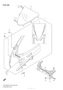 GSX-R600 Cowling Body