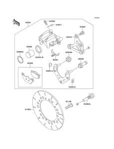 ZG1200 Передний суппорт