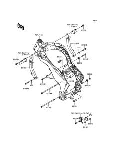 ZR1000 Крепление двигателя