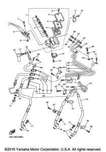 FJR1300A Главный тормозной цилиндр