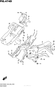 GSX-R1000 Rear Fender (Gsx-R1000Al7 E03)
